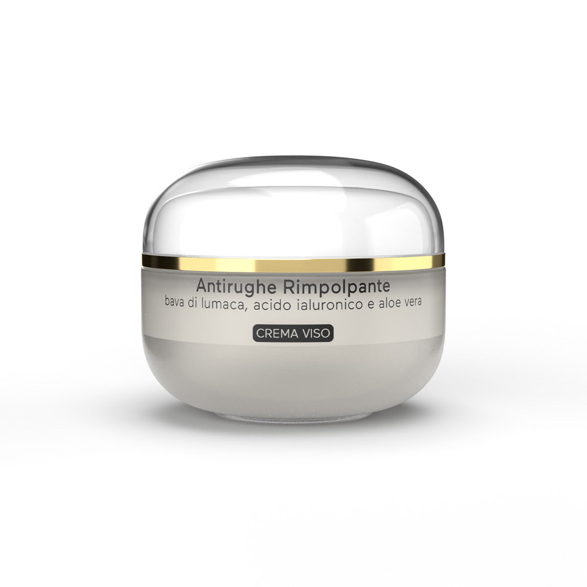 Antirughe Rimpolpante Bava Di Lumaca, Acido Ialuronico e Aloe Vera Crema Viso 50 ml - Dolomiti e Natura